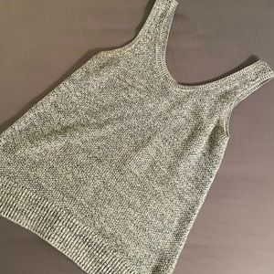 Knitted sweater tank top